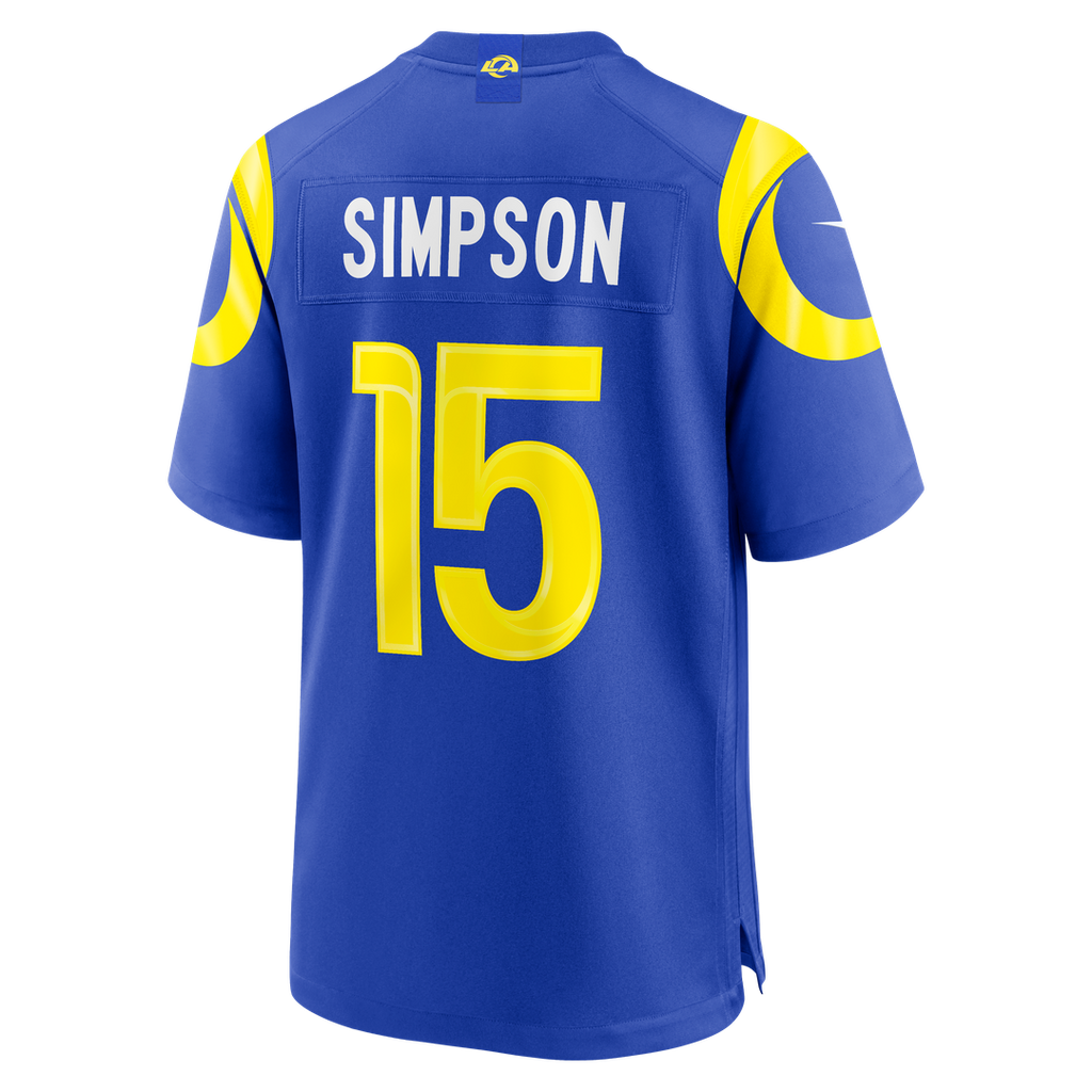 Ty Simpson Los Angeles Rams Team Game Jersey - Royal