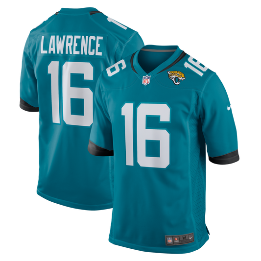 Trevor Lawrence Jacksonville Jaguars Home Game Jersey - Teal