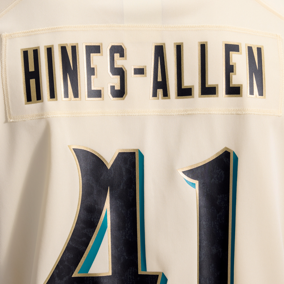 Josh Hines - Allen Jacksonville Jaguars 2026 Rivalries Collection Game Jersey - Natural