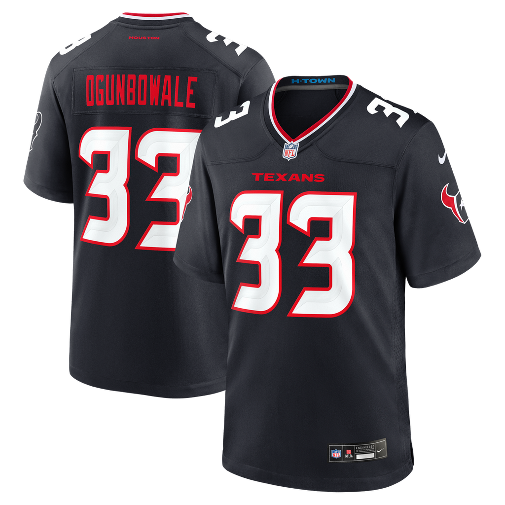 Dare Ogunbowale Houston Texans Team Game Jersey - Navy