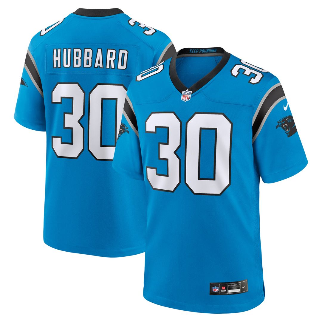 Chuba Hubbard Carolina Panthers Alternate Game Jersey - Blue