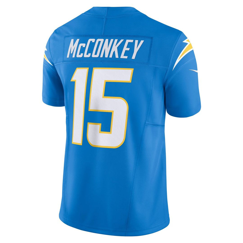 Ladd McConkey Los Angeles Chargers Alternate Charger Power Vapor F.U.S.E. Limited Jersey - Gold