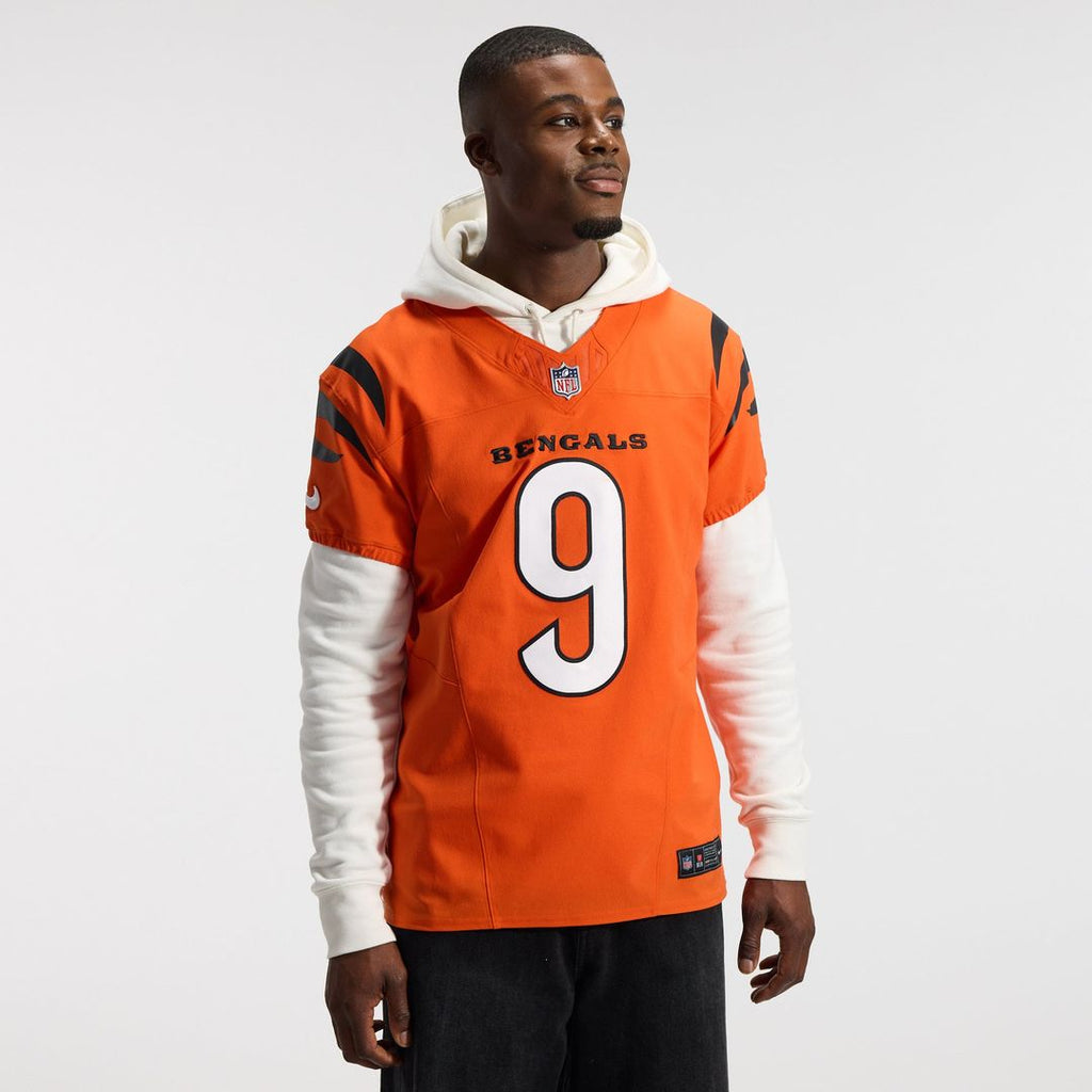 Joe Burrow Cincinnati Bengals Team Vapor F.U.S.E. Elite Jersey - Orange