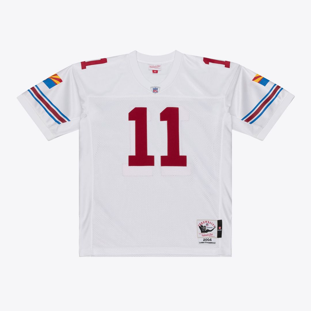 Larry Fitzgerald Arizona Cardinals Big & Tall 2004 Legacy Retired Player Jersey - White