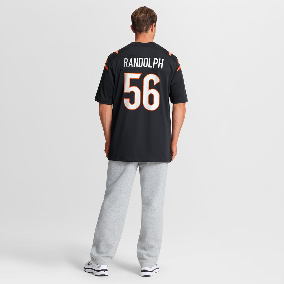 Garmon Randolph Cincinnati Bengals Team Game Jersey - Black
