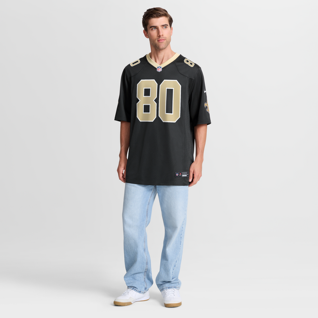 Moliki Matavao New Orleans Saints Team Game Jersey - Black