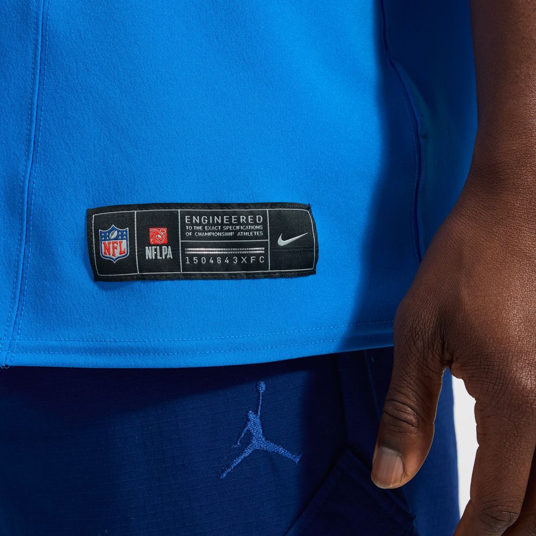 Aidan Hutchinson Detroit Lions Team Vapor F.U.S.E. Elite Jersey - Blue