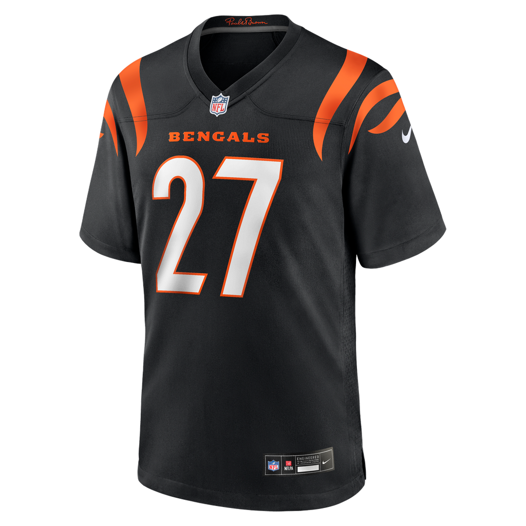 Jordan Battle Cincinnati Bengals Team Game Jersey - Black