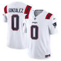 Christian Gonzalez New England Patriots Vapor F.U.S.E. Stitched Limited Jersey - White