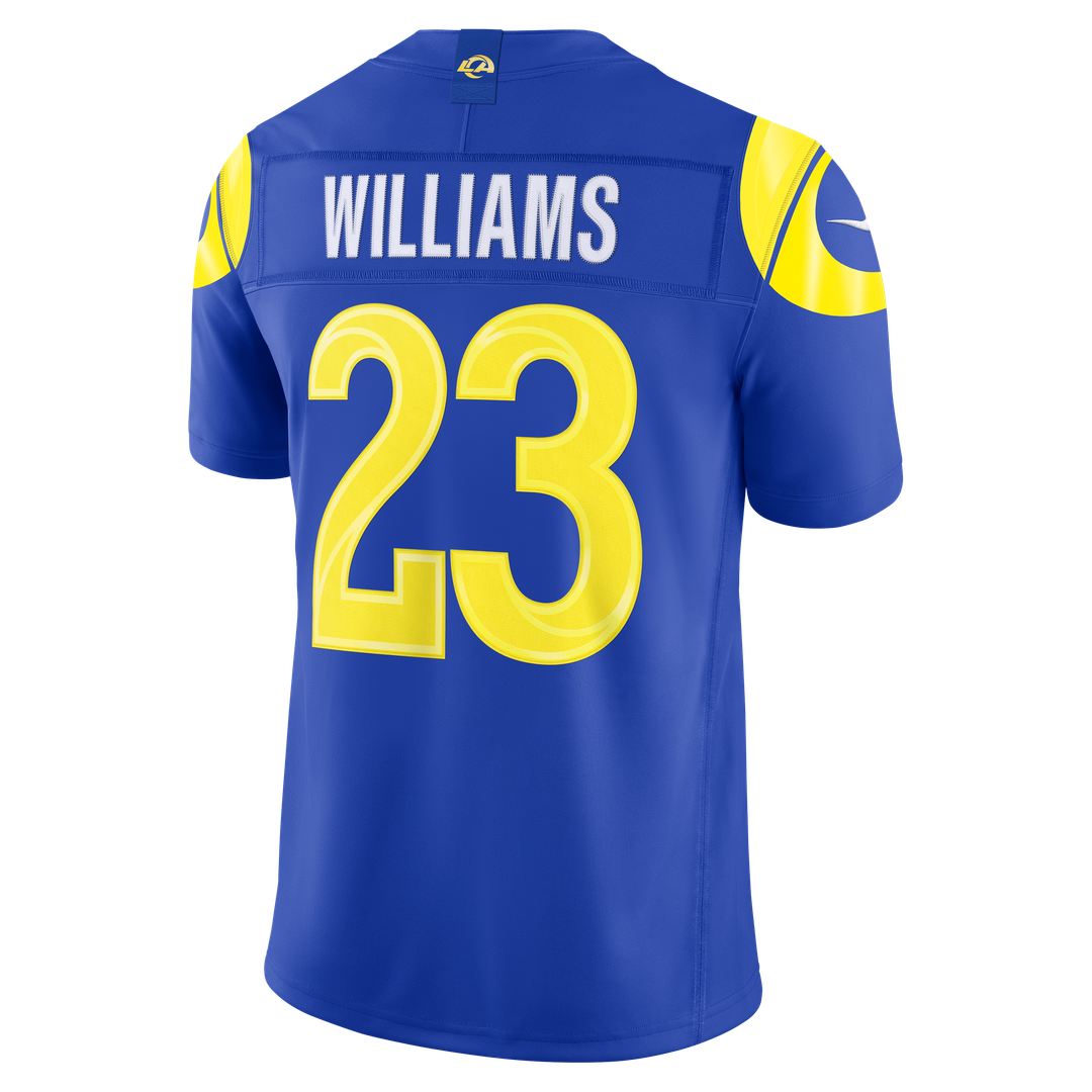Kyren Williams Los Angeles Rams Classic Sol Vapor F.U.S.E. Stitched Limited Jersey