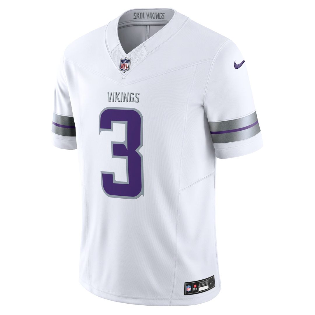 Jordan Addison Minnesota Vikings Alternate Vapor F.U.S.E. Limited Jersey - White
