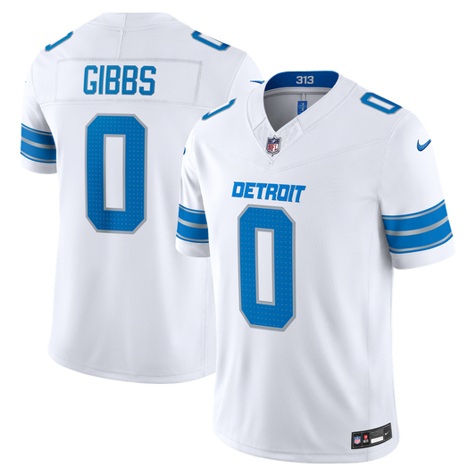 Jahmyr Gibbs Detroit Lions Vapor F.U.S.E. Stitched Limited Jersey - White