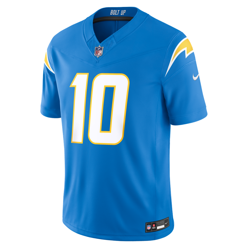 Justin Herbert Los Angeles Chargers Team Vapor F.U.S.E. Stitched Limited Jersey - Powder Blue