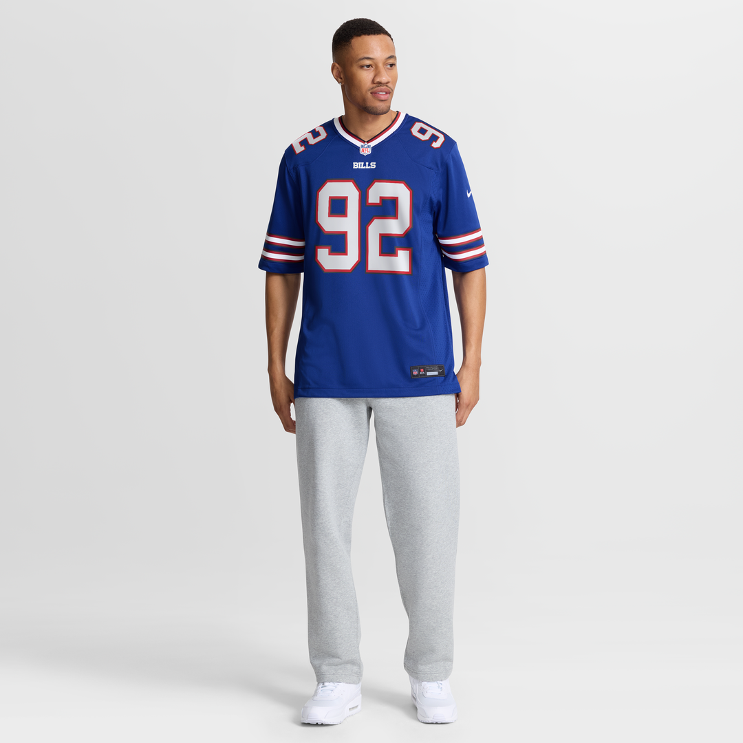 DaQuan Jones Buffalo Bills Game Player Jersey - Royal