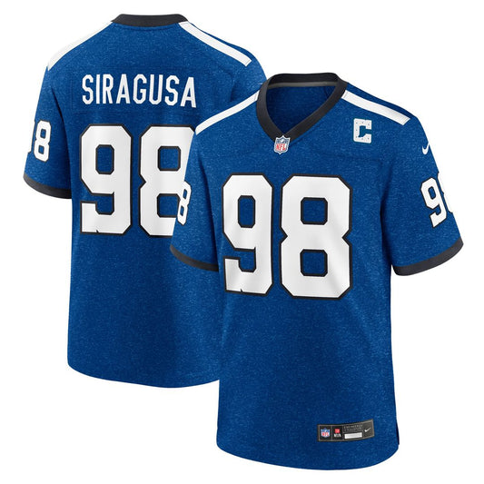 Tony Siragusa Indianapolis Colts Retired Player Alternate Game Jersey - Blue