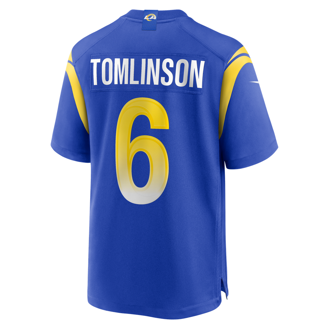Tre'Vius Hodges - Tomlinson Los Angeles Rams Team Game Jersey - Royal