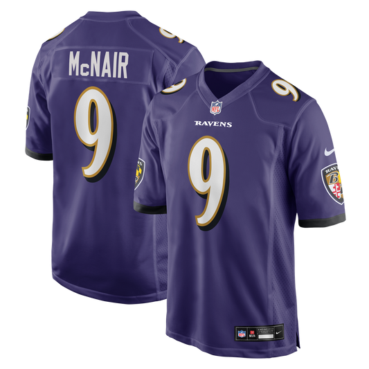 Steve McNair Baltimore Ravens Game Retired Player Jersey - Purple