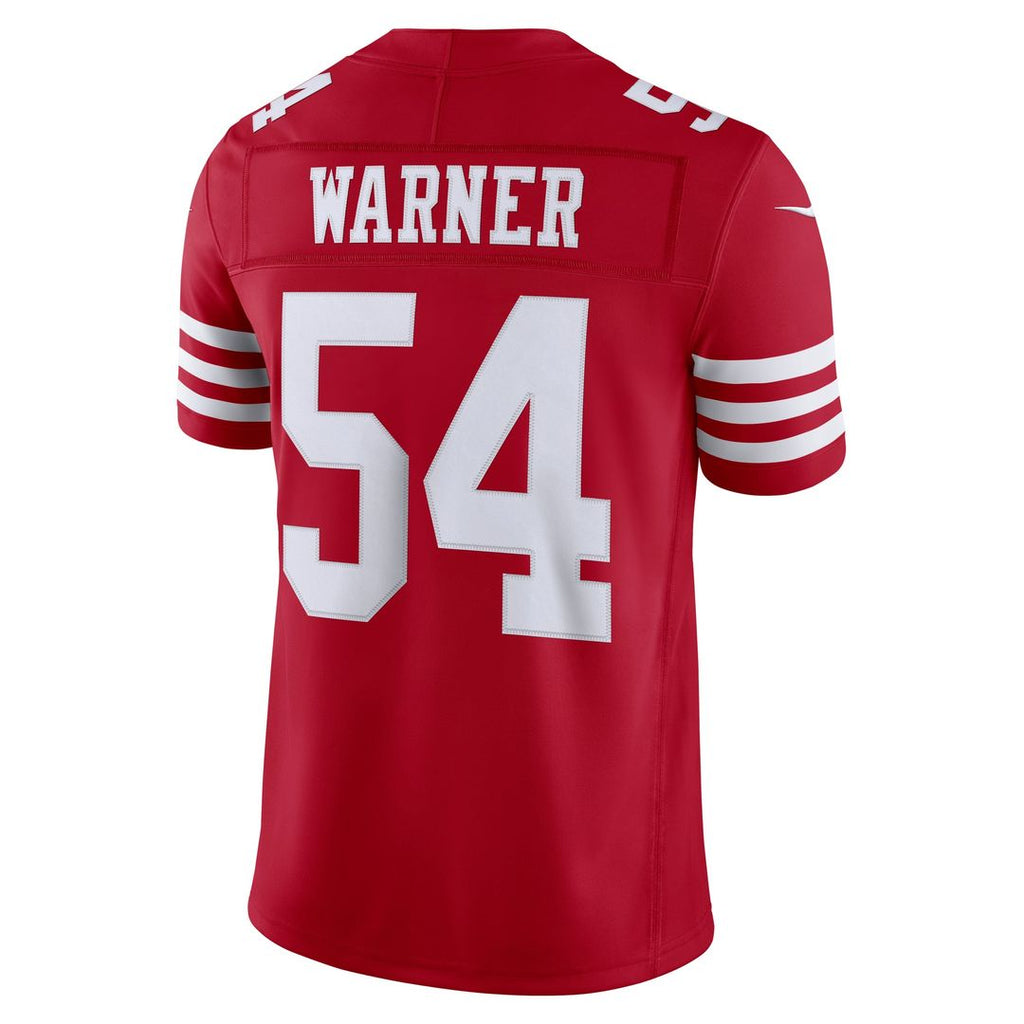 Fred Warner San Francisco 49ers Alternate Vapor F.U.S.E. Stitched Limited Jersey - White