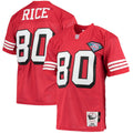 Jerry Rice San Francisco 49ers 1994 Authentic Throwback Retired Player Jersey - Scarlet