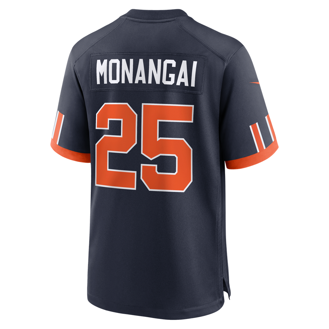 Kyle Monangai Chicago Bears 2026 Rivalries Collection Game Jersey - Navy