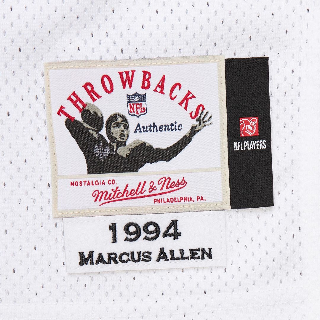 Marcus Allen Kansas City Chiefs 1994 Authentic Throwback Retired Player Jersey - White