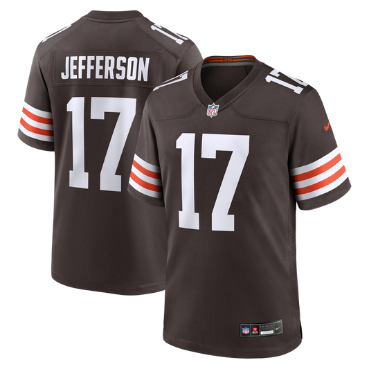 Justin Jefferson Cleveland Browns Game Jersey - Brown