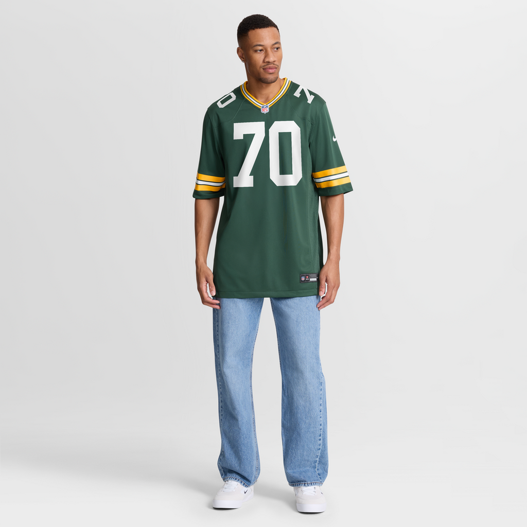 Darian Kinnard Green Bay Packers Team Game Jersey - Green