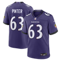 Danny Pinter Baltimore Ravens Team Game Jersey - Purple