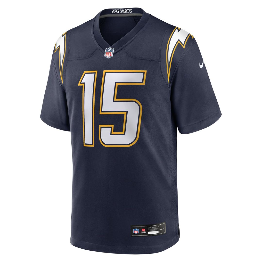 Ladd McConkey Los Angeles Chargers Alternate Super Chargers Game Player Jersey - Navy