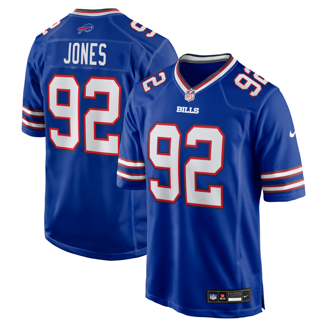 DaQuan Jones Buffalo Bills Game Player Jersey - Royal
