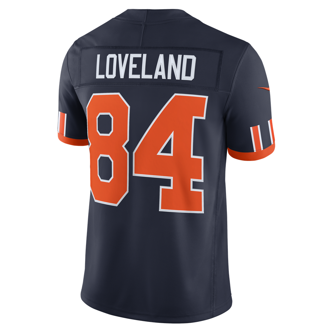 Colston Loveland Chicago Bears 2026 Rivalries Collection Stitched Limited Jersey - Navy