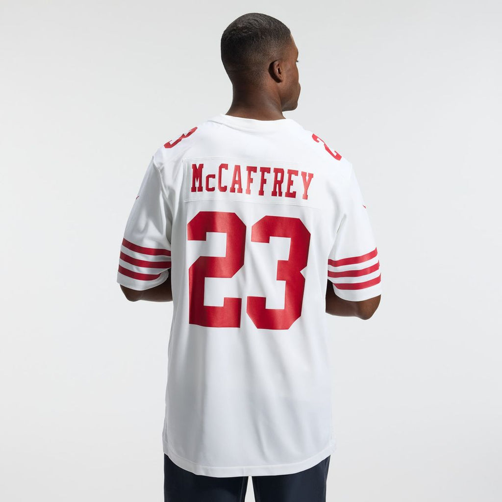 Christian McCaffrey San Francisco 49ers Game Player Jersey - Scarlet