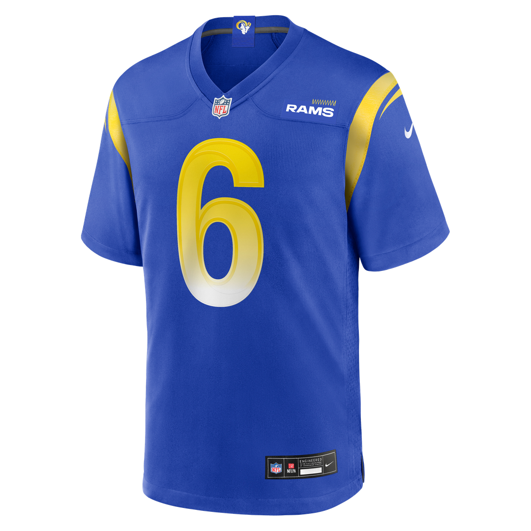 Tre'Vius Hodges - Tomlinson Los Angeles Rams Team Game Jersey - Royal