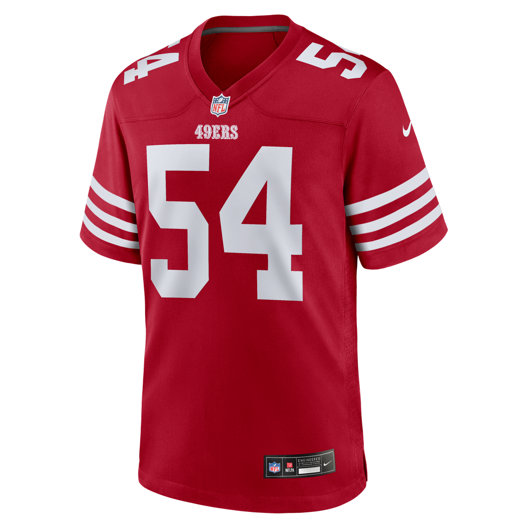 Fred Warner San Francisco 49ers Player Game Jersey - Scarlet