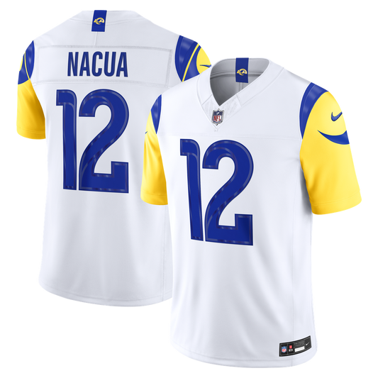 Puka Nacua Los Angeles Rams Vapor F.U.S.E. Stitched Limited Jersey - White