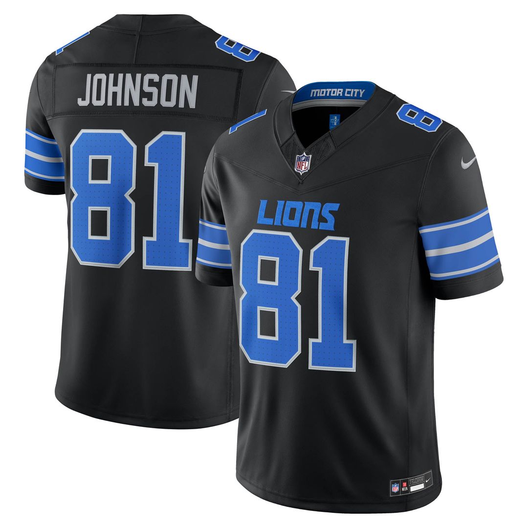 Calvin Johnson Detroit Lions Vapor F.U.S.E. Stitched Retired Limited Jersey - Blue