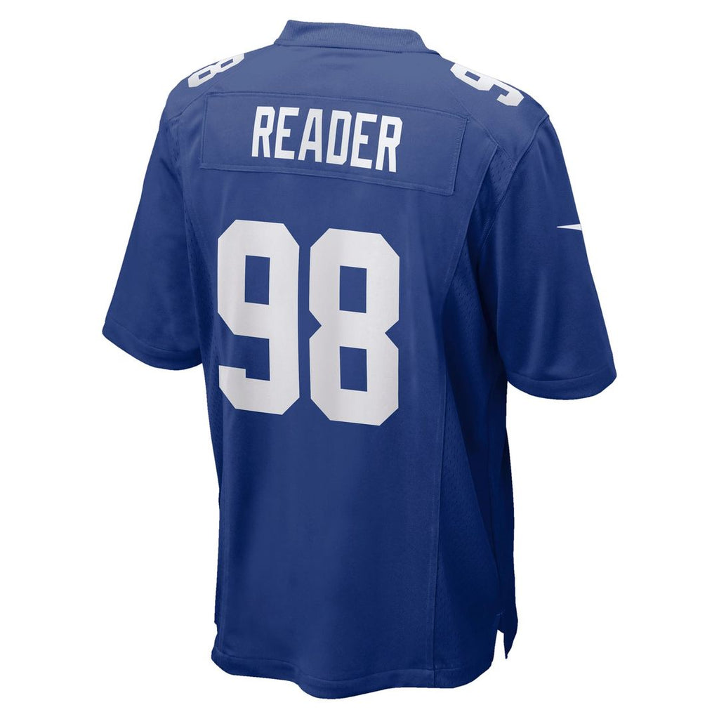 D.J. Reader New York Giants Game Jersey - Royal