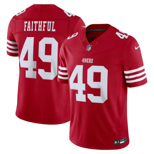 The Faithful San Francisco 49ers Team Vapor F.U.S.E. Stitched Limited Jersey - Scarlet