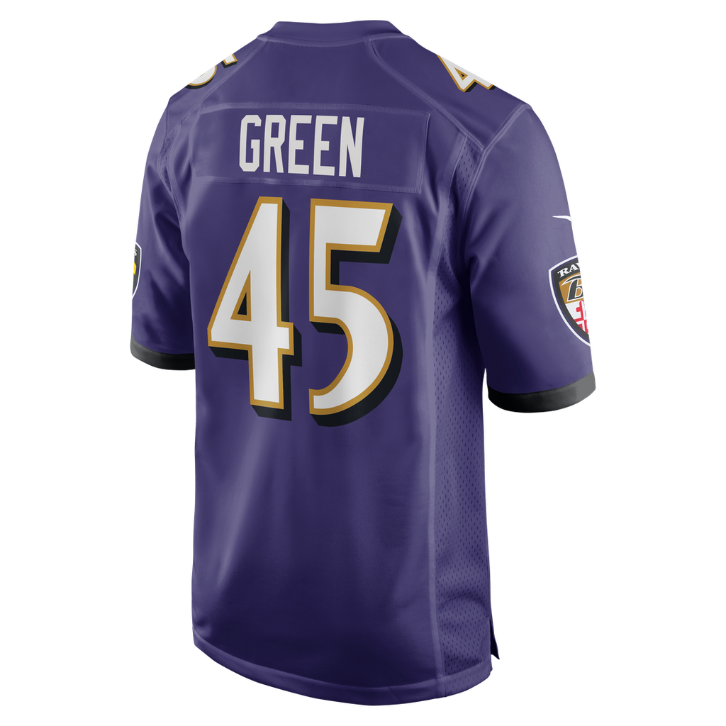 Mike Green Baltimore Ravens Team Game Jersey - Purple