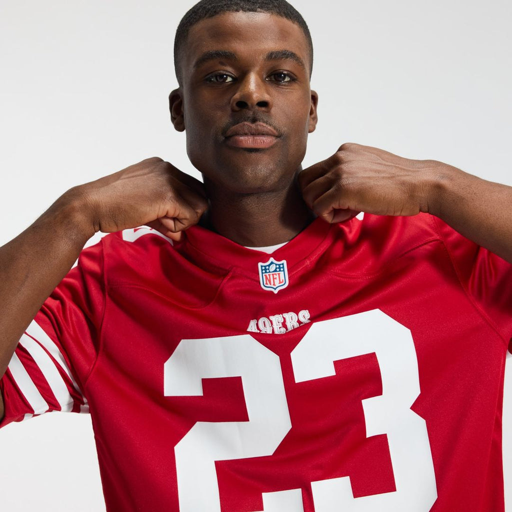 Christian McCaffrey San Francisco 49ers Game Player Jersey - White