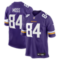 Randy Moss Minnesota Vikings Game Retired Player Jersey - Purple