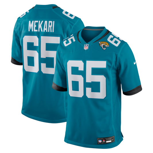 Patrick Mekari Jacksonville Jaguars Team Game Jersey - Teal