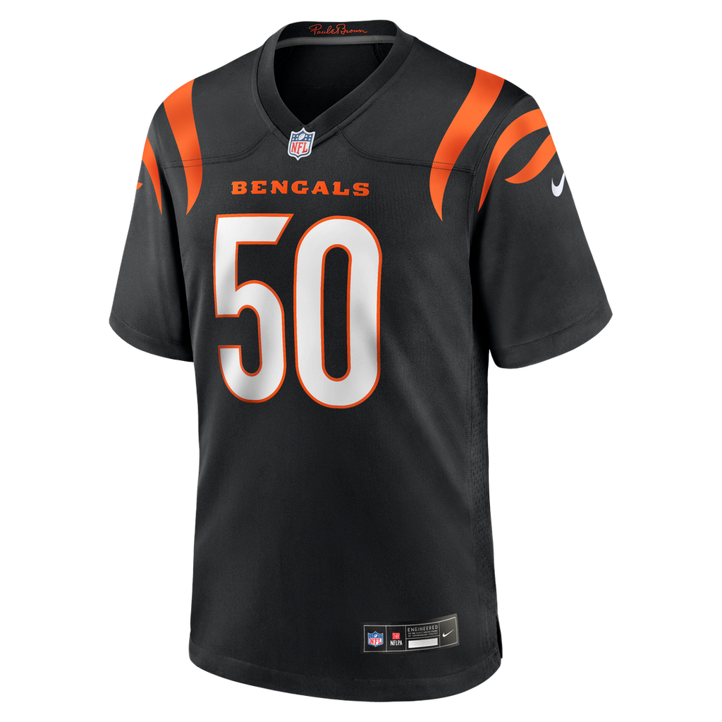 Shaka Heyward Cincinnati Bengals Team Game Jersey - Black