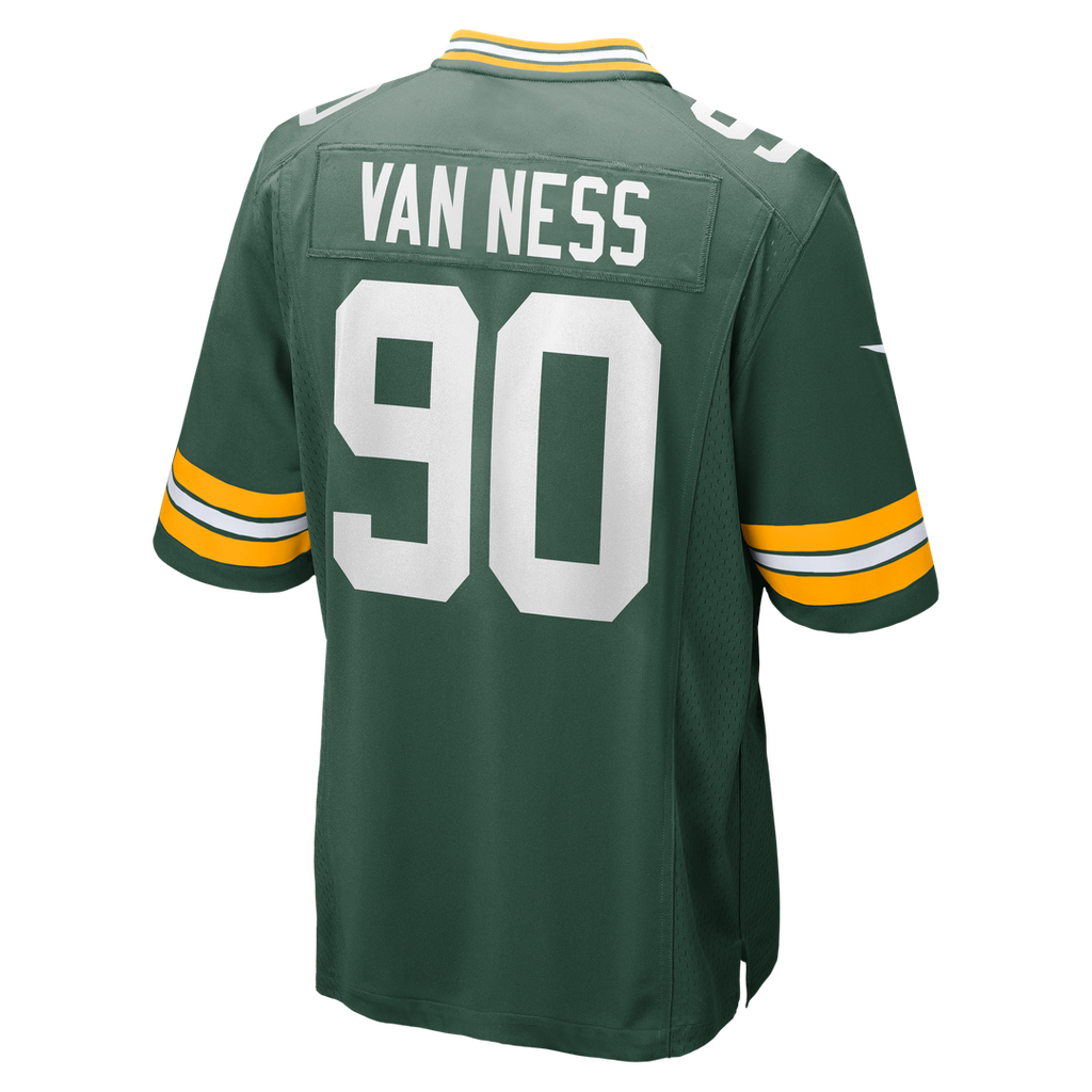 Lukas Van Ness Green Bay Packers Game Jersey - Green