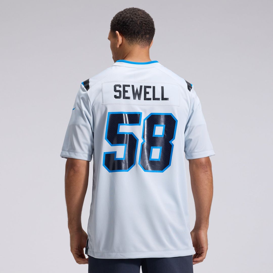Penei Sewell Detroit Lions 2026 Rivalries Collection Game Jersey - Silver