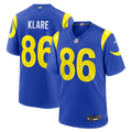 Max Klare Los Angeles Rams Team Game Jersey - Royal