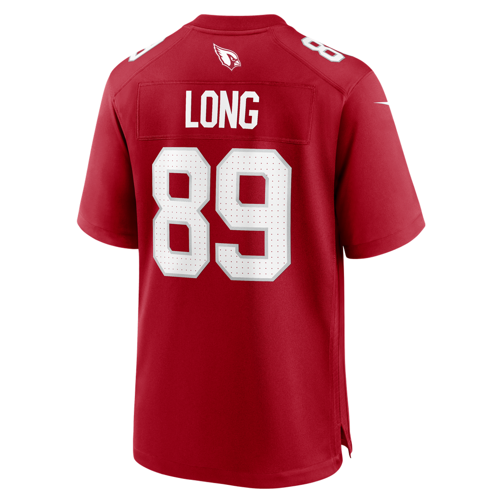 Hunter Long Arizona Cardinals Team Game Jersey - Cardinal