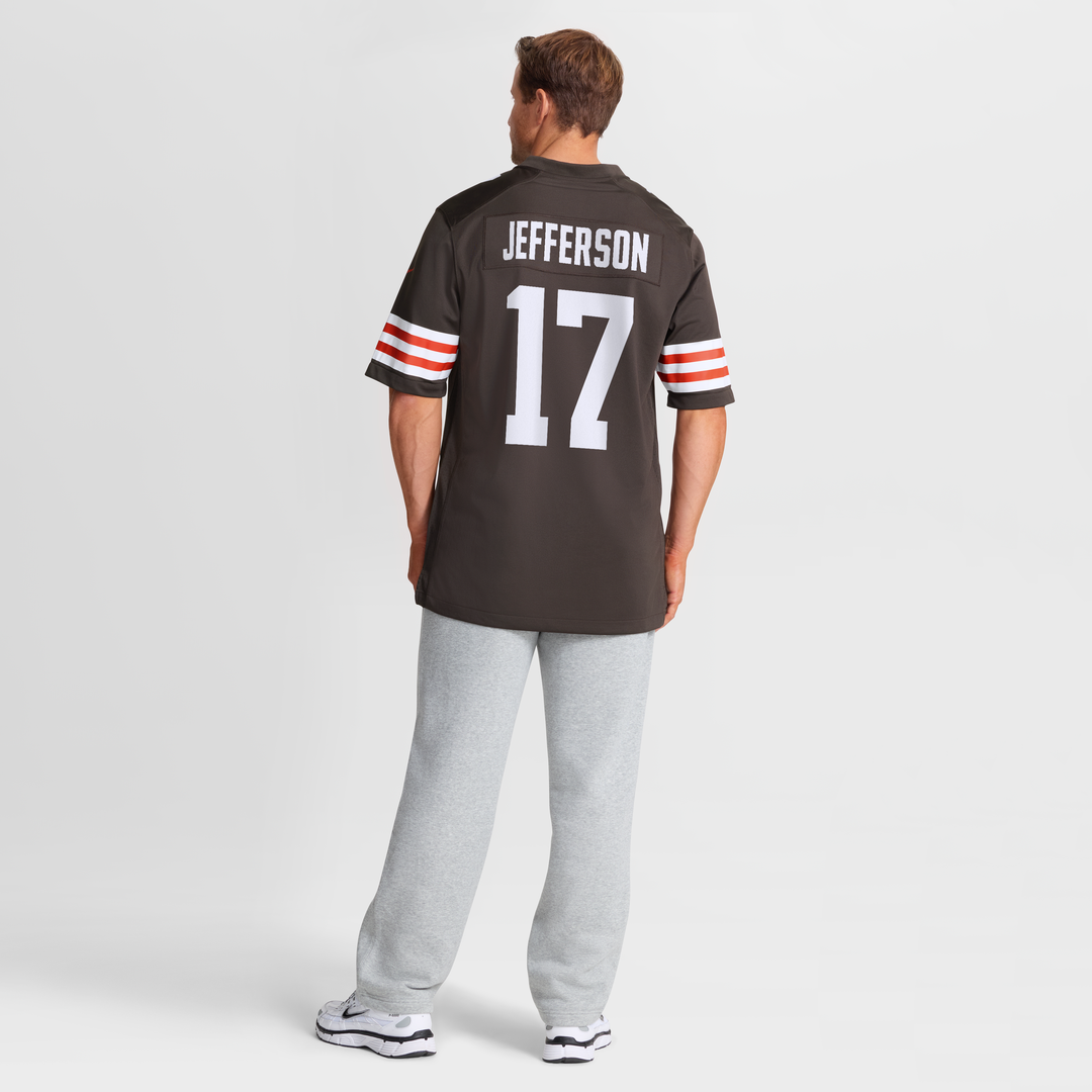 Justin Jefferson Cleveland Browns Game Jersey - Brown