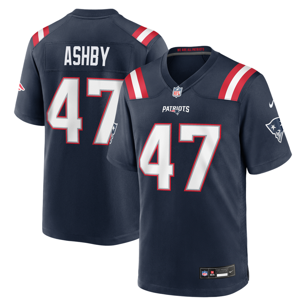 Julian Ashby New England Patriots Team Game Jersey - Navy