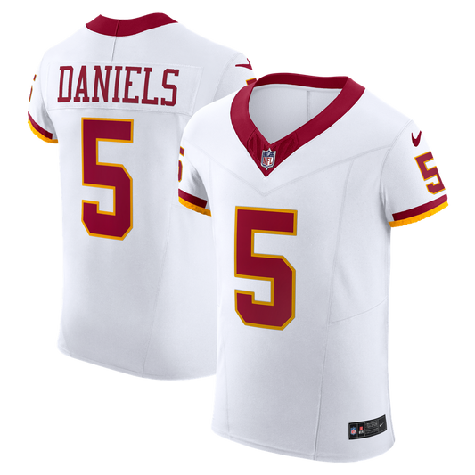 Jayden Daniels Washington Commanders Alternate 2 Super Bowl Era Vapor F.U.S.E. Elite Jersey - White